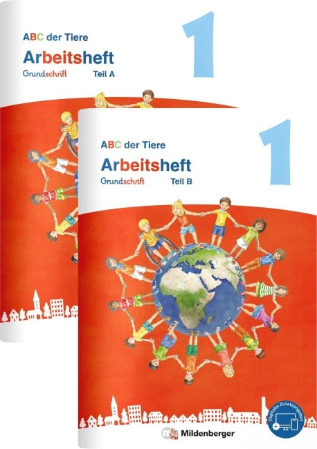 ABC der Tiere 1 Neubearbeitung - Arbeitsheft Grundschrift, Teil A und B - Klaus Kuhn, Kerstin Mrowka-Nienstedt, Mareike Hahn