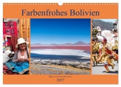 Cover-Bild zum Titel 'Farbenfrohes Bolivien (Wandkalender 2027 DIN A3 quer), CALVENDO Monatskalender' von 'Marianne Drews'