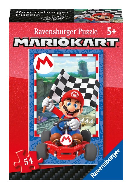 Ravensburger Kinderpuzzle 05724 - Mario Kart - 54 Teile Mario Kart Minipuzzle für Kinder ab 5 Jahren - 