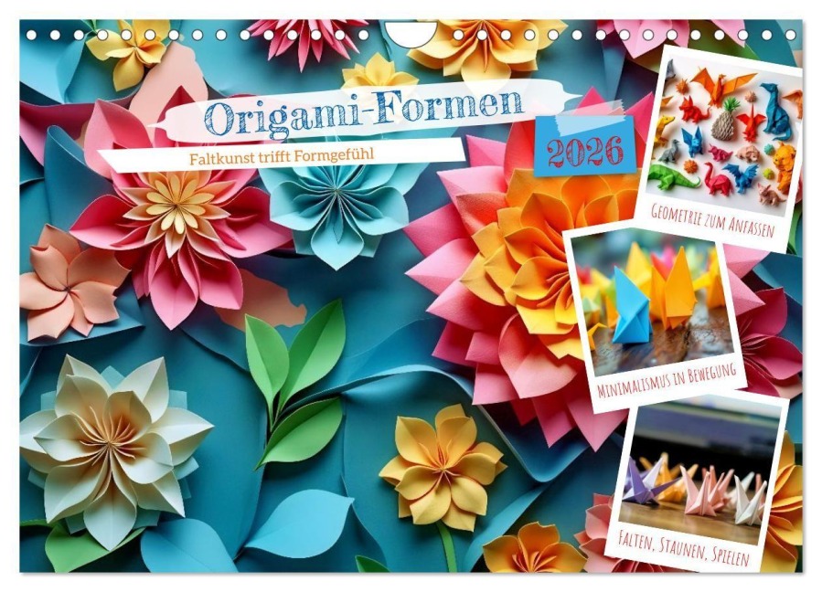 Origami-Formen (Wandkalender 2026 DIN A4 quer), CALVENDO Monatskalender - Torsten Irmer