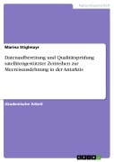 Cover-Bild zum Titel 'Datenaufbereitung und Qualitätsprüfung satellitengestützter Zeitreihen zur Meereisausdehnung in der Antarktis' von 'Marina Stiglmayr'