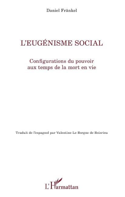L'eugénisme social - Frankel Daniel Frankel