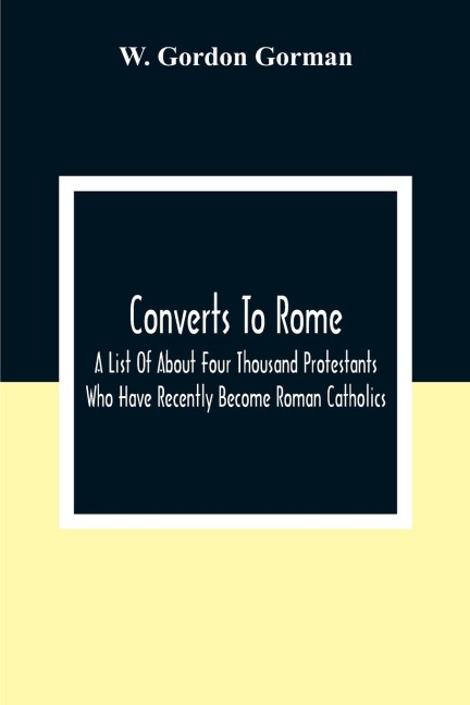 Converts To Rome - W. Gordon Gorman