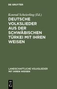 Cover-Bild zum Titel 'Deutsche Volkslieder aus der Schwäbischen Türkei mit ihren Weisen' von ''