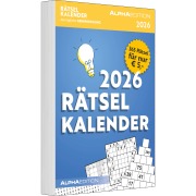 Cover-Bild zum Titel 'Rätselkalender 2026 Tagesabreißkalender - 11,8x15,9 - Rätselkalender - Knobelkalender - Tischkalender' von ''