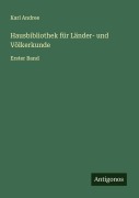 Cover-Bild zum Titel 'Hausbibliothek für Länder- und Völkerkunde' von 'Karl Andree'