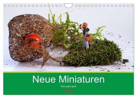 Neue Miniaturen - Klein ganz groß 2.0 (Wandkalender 2024 DIN A4 quer), CALVENDO Monatskalender - Ute Jackisch