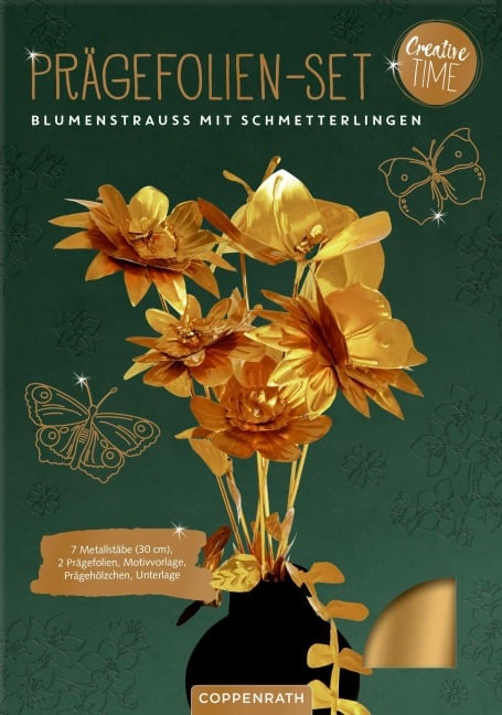 Prägefolien-Set Blumenstrauß - 