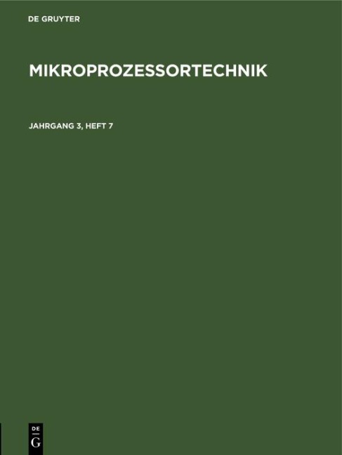 MP. Jahrgang 3, Heft 7 - 