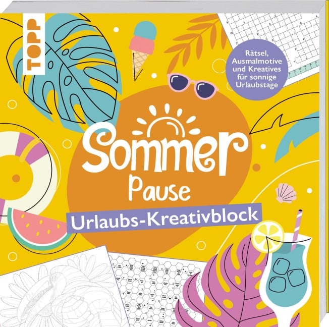 Sommer-Pause! Urlaubs-Kreativblock - Frechverlag