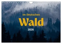 Cover-Bild zum Titel 'Im Deutschen Wald (Wandkalender 2026 DIN A4 quer), CALVENDO Monatskalender' von 'Volker Müther www. waldwerke. com'