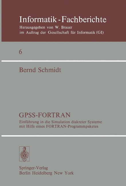 GPSS-FORTRAN - B. Schmidt
