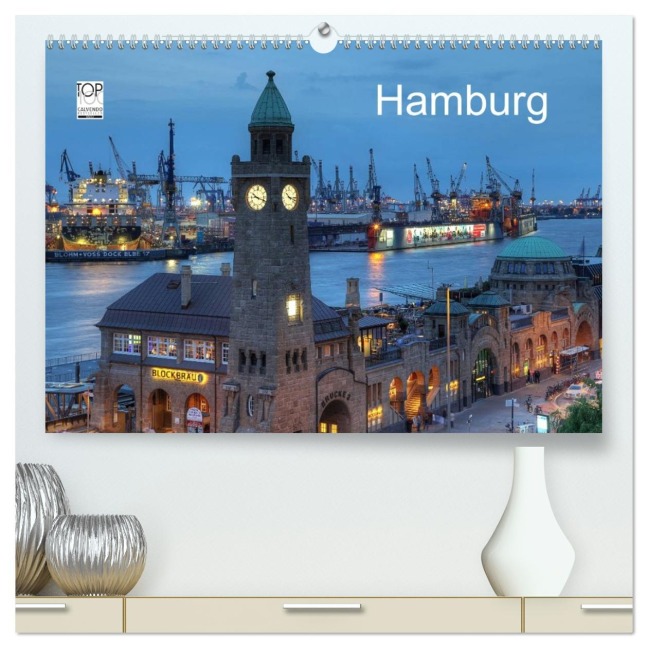 Hamburg (hochwertiger Premium Wandkalender 2026 DIN A2 quer), Kunstdruck in Hochglanz - Joachim Hasche