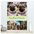 Mein Mops-Kalender (hochwertiger Premium Wandkalender 2025 DIN A2 hoch), Kunstdruck in Hochglanz - Steffen Gierok-Latniak