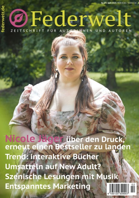 Federwelt 171, 02-2025, April 2025 - Michaela Seul, Hiltrud Baier, Annie Waye, Susanne Klaffenböck-Pointecker, Anna-Kathrin Warner