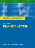 Cover-Bild zum Titel 'Frankenstein von Mary Shelley. Königs Erläuterungen.' von 'Mary Shelley'
