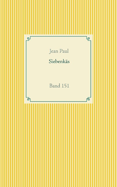 Siebenkäs - Jean Paul