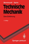 Cover-Bild zum Titel 'Technische Mechanik' von 'Eberhard Brommundt, Gottfried Sachs'