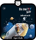 Cover-Bild zum Titel 'tigercard - Die drei ??? Kids - Folge 70: Aufbruch ins All' von ''
