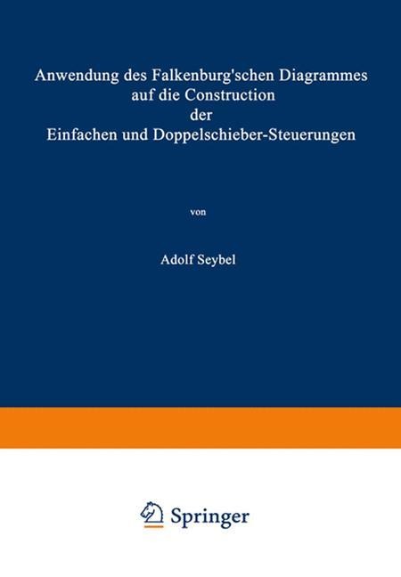 Anwendung des Falkenburg¿schen Diagrammes auf die Construction der Einfachen und Doppelschieber-Steuerungen - Adolf Seybel