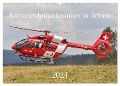 Rettungshubschrauber in Action (Wandkalender 2024 DIN A2 quer), CALVENDO Monatskalender - Matthias Merz