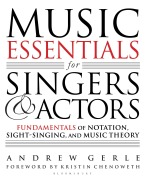 Cover-Bild zum Titel 'Music Essentials for Singers and Actors' von 'Andrew Gerle'