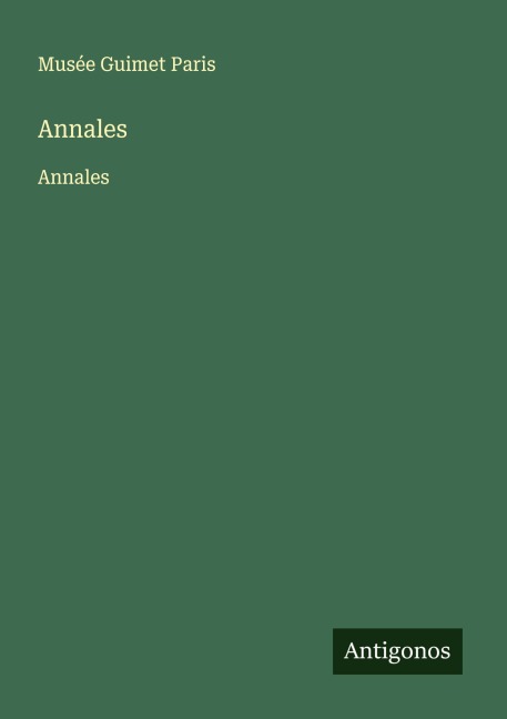 Annales - Musée Guimet Paris