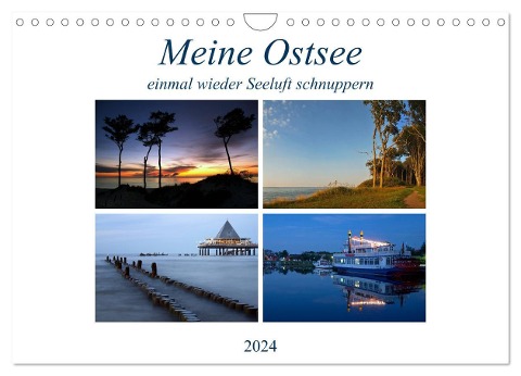 Meine Ostsee - einmal wieder Seeluft schnuppern (Wandkalender 2024 DIN A4 quer), CALVENDO Monatskalender - Steffen Gierok