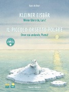 Cover-Bild zum Titel 'Kleiner Eisbär - Wohin fährst du, Lars? (Deutsch-Italienisch)' von 'Hans De Beer'
