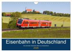 Cover-Bild zum Titel 'Eisenbahn in Deutschland (Wandkalender 2026 DIN A4 quer), CALVENDO Monatskalender' von 'Markus Mainka'