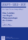 Cover-Bild zum Titel 'Eine Lektüre von Hegels Phänomenologie des Geistes' von ''