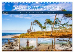 Cover-Bild zum Titel 'Darßer Weststrand - Fischland Darß Zingst (Wandkalender 2026 DIN A3 quer), CALVENDO Monatskalender' von 'Holger Felix'