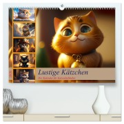 Cover-Bild zum Titel 'Lustige Kätzchen (hochwertiger Premium Wandkalender 2026 DIN A2 quer), Kunstdruck in Hochglanz' von 'Dirk Meutzner'