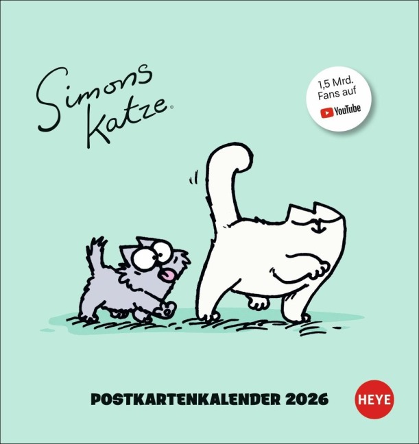 Simons Katze Postkartenkalender 2026 - 