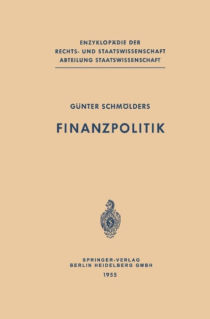 Finanzpolitik - Günter Schmölders