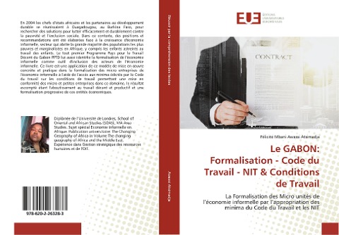 Le GABON: Formalisation - Code du Travail - NIT & Conditions de Travail - Félicité Mbani Awassi Atsimadja