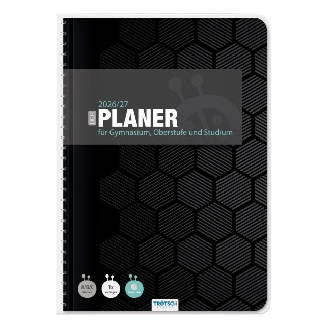 TRÖTSCH - Gymnasialplaner Dark 26/27 - 