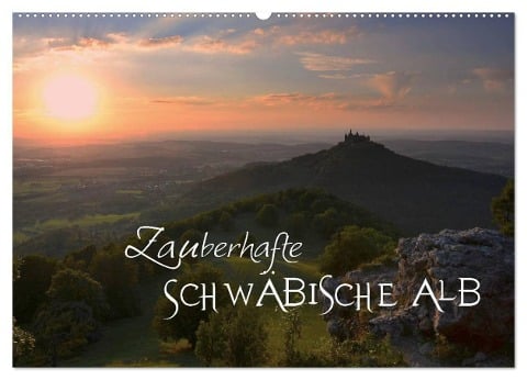 Zauberhafte Schwäbische Alb (Wandkalender 2024 DIN A2 quer), CALVENDO Monatskalender - Simone Mathias