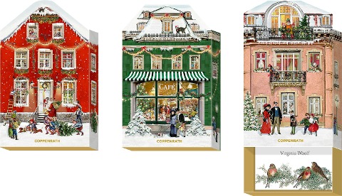 Adventskalender-Schachtel - Mein kleines Weihnachtshaus - 