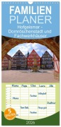 Cover-Bild zum Titel 'Familienplaner 2026 - Hofgeismar - Dornröschenstadt und Fachwerkhäuser mit 5 Spalten (Wandkalender, 21 x 45 cm) CALVENDO' von 'Klaus Lielischkies'