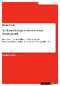 Cover-Bild zum Titel 'Koalitionsbildung in der deutschen Bundespolitik' von 'Kevin Frank'