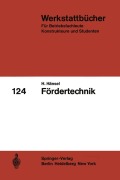 Cover-Bild zum Titel 'Fördertechnik' von 'H. Hänsel'