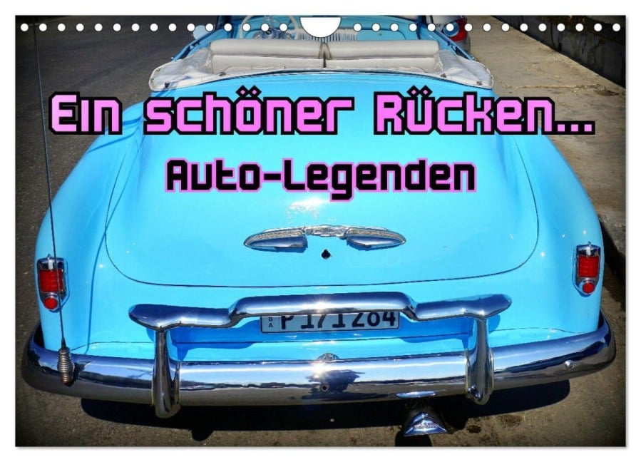 Auto-Legenden - Ein schöner Rücken... (Wandkalender 2025 DIN A4 quer), CALVENDO Monatskalender - Henning von Löwis of Menar