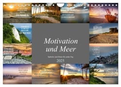 Motivation und Meer (Wandkalender 2025 DIN A4 quer), CALVENDO Monatskalender - Dirk Meutzner