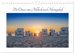 Cover-Bild zum Titel 'Die Ostsee von Ahlbeck nach Heringsdorf (Wandkalender 2026 DIN A4 quer), CALVENDO Monatskalender' von 'Andreas Völkel'