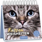 Cover-Bild zum Titel 'Postkartenkalender Katzenweisheiten 2027' von ''