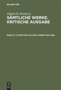 Cover-Bild zum Titel 'Schriften aus den Jahren 1820-1826' von ''