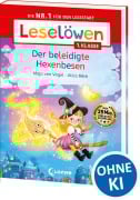 Cover-Bild zum Titel 'Leselöwen 1. Klasse - Der beleidigte Hexenbesen' von 'Maja von Vogel'