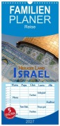 Cover-Bild zum Titel 'Familienplaner 2027 - Israel - Heiliges Land mit 5 Spalten (Wandkalender, 21 x 45 cm) CALVENDO' von 'Gerald Pohl'