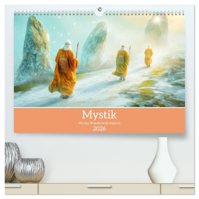 Mystik - Wo das Wundervolle beginnt (hochwertiger Premium Wandkalender 2026 DIN A2 quer), Kunstdruck in Hochglanz - Liselotte Brunner-Klaus
